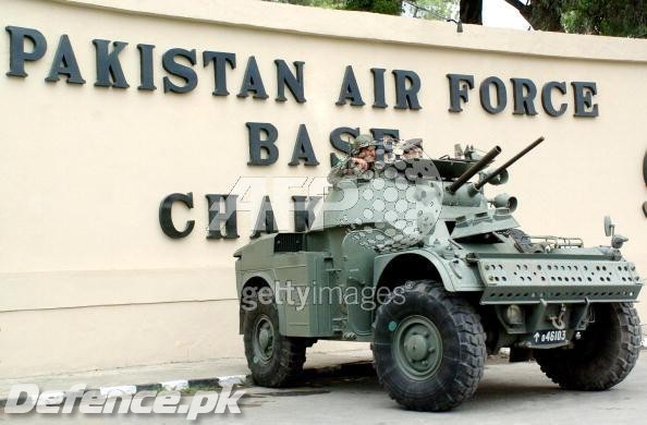 Air Force Base Chaklala. AA battery in front