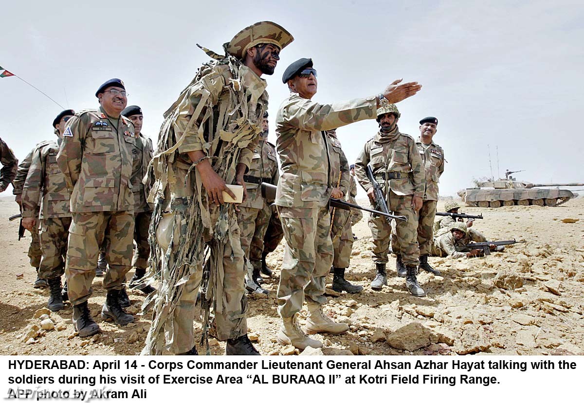 Al-Buraq II Exercise at Kotri Field Firing Range