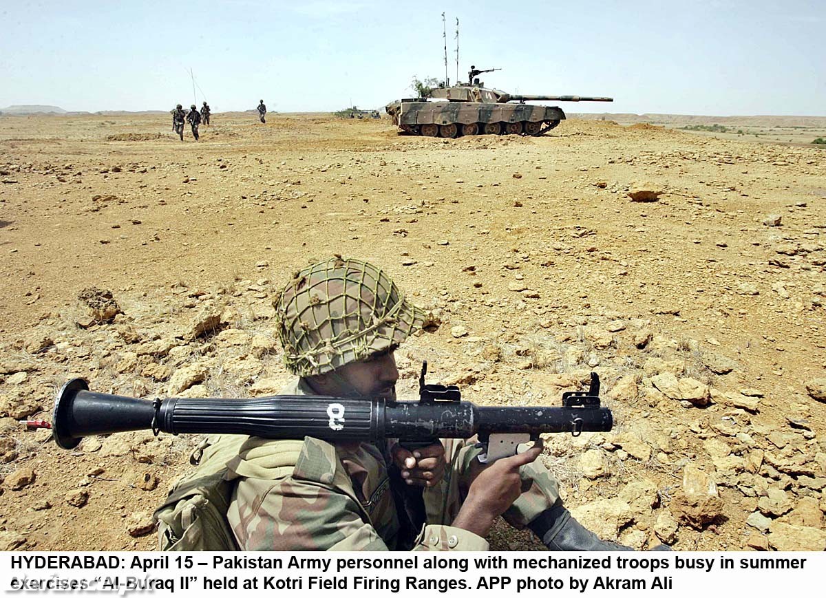 Al-Buraq II Exercise at Kotri Field Firing Range