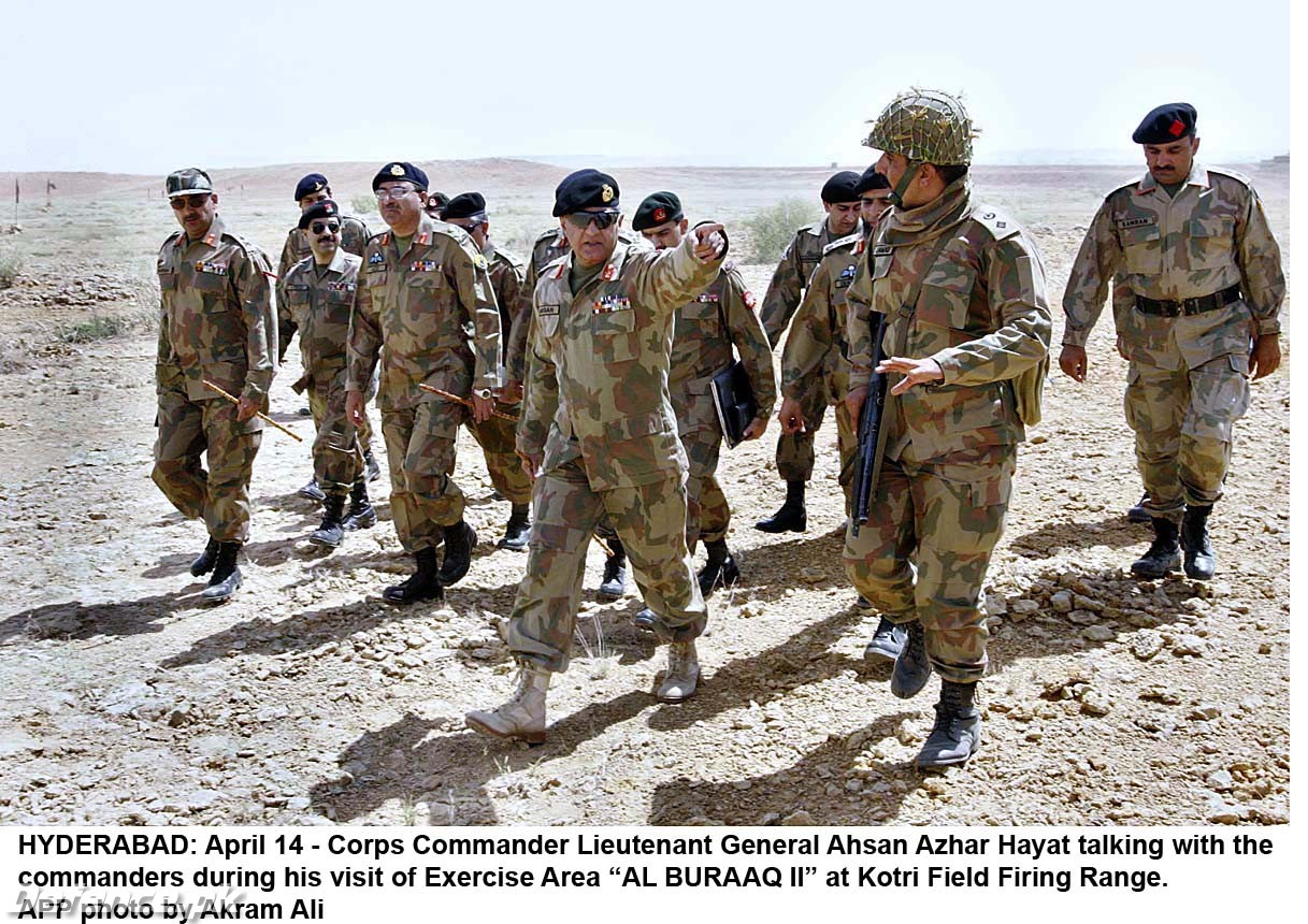 Al-Buraq II Exercise at Kotri Field Firing Range