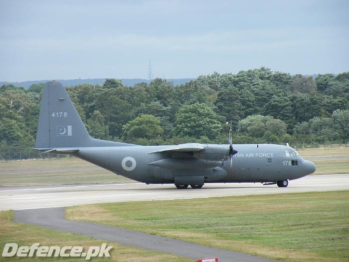 C130 Hercules Arrival at Farnborough