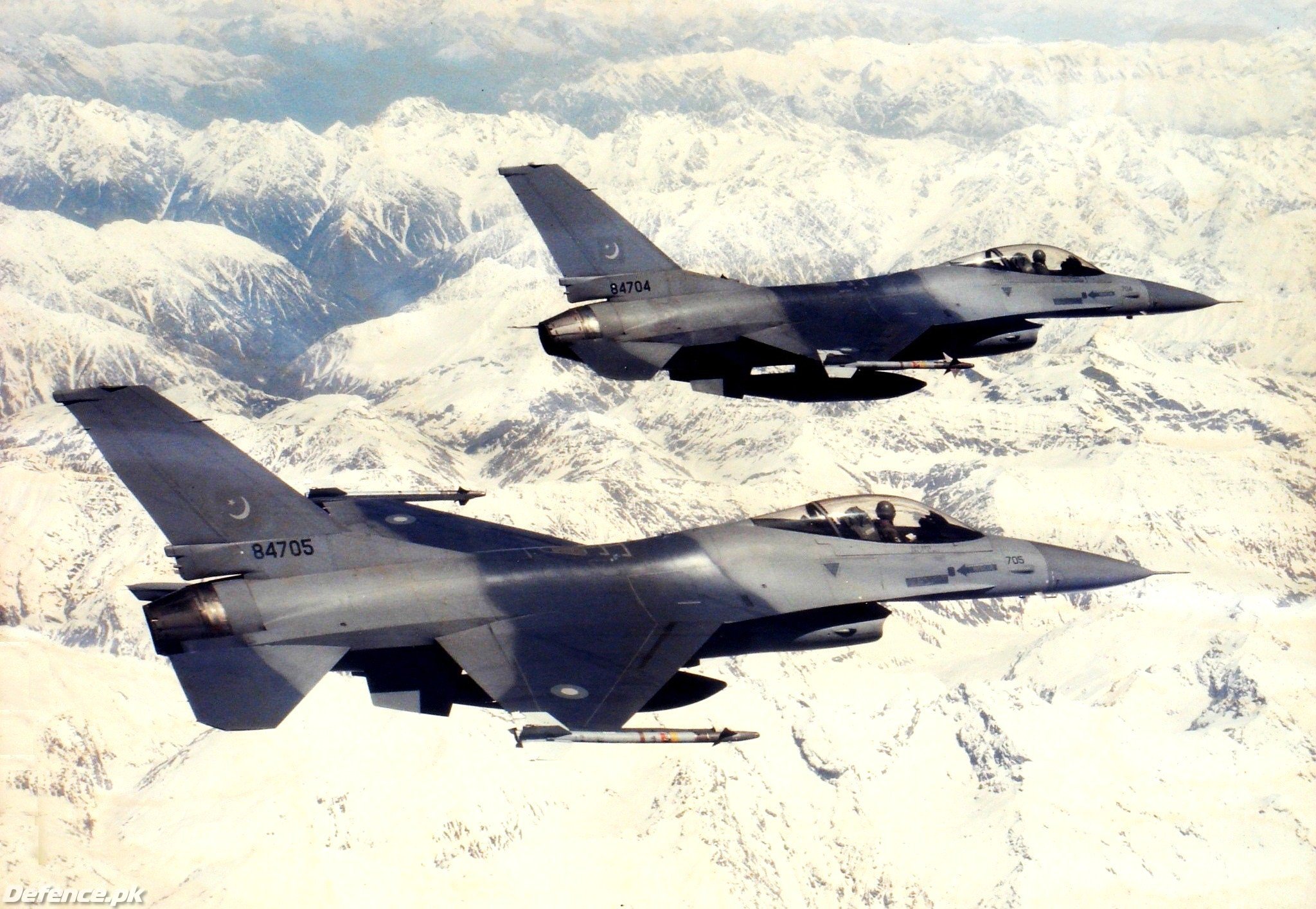 F-16 over Deosai