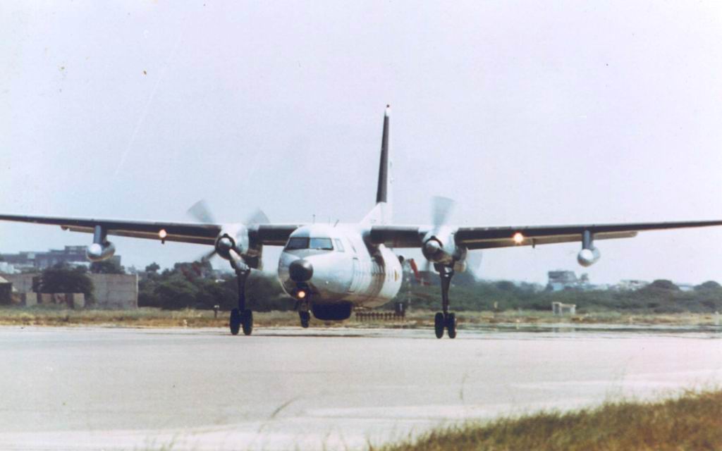 FOKKER ON RUNWAY