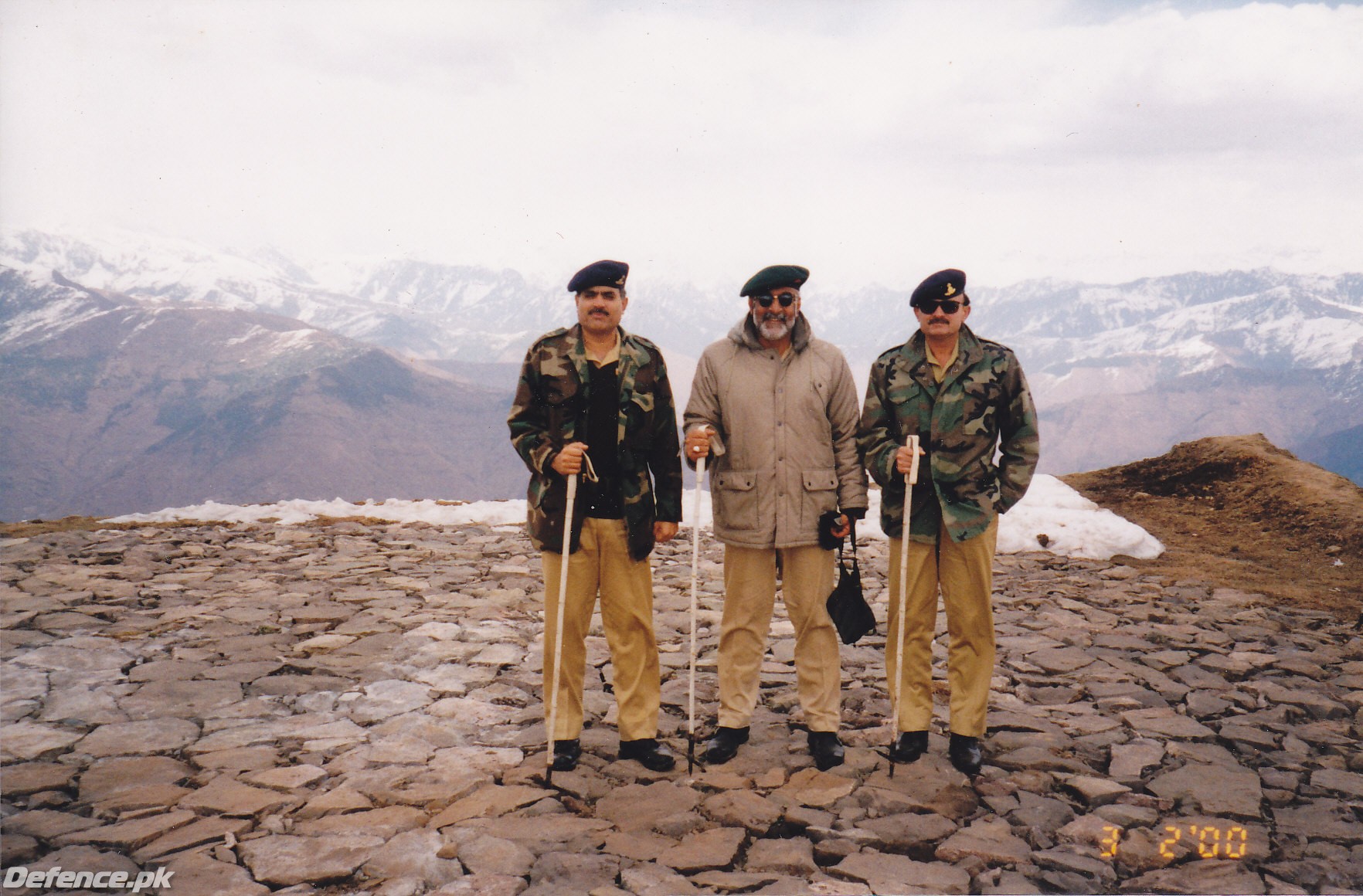 General TM Malik in the Northern areas