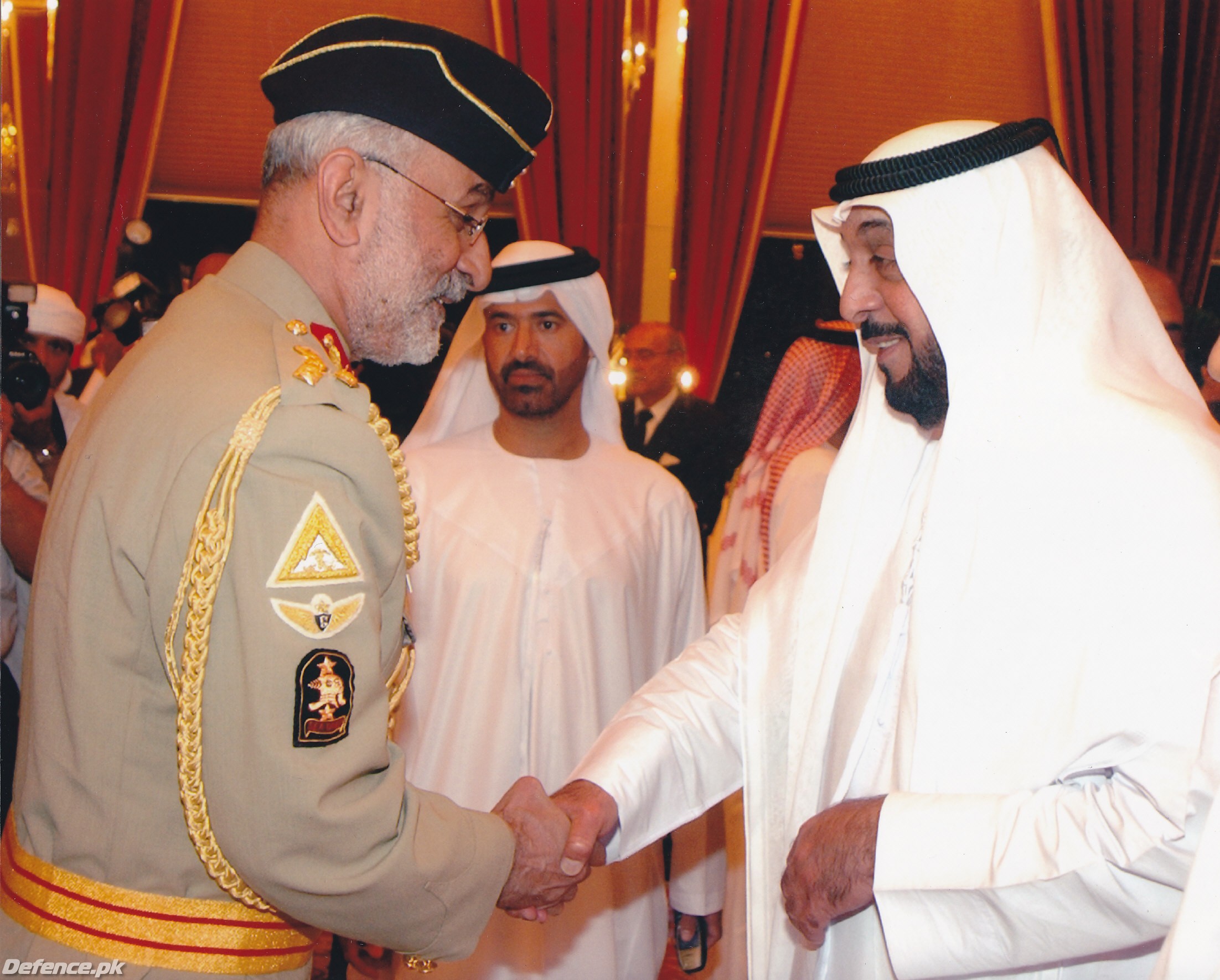 General TM Malik & UAE President