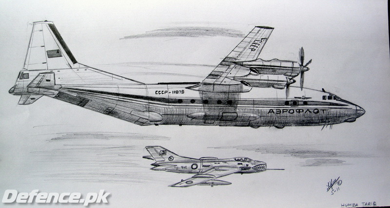 humza tariq's aviation art