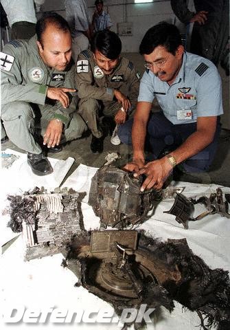 IAF UAV Shot Down by Pakistani F-16 Falcon