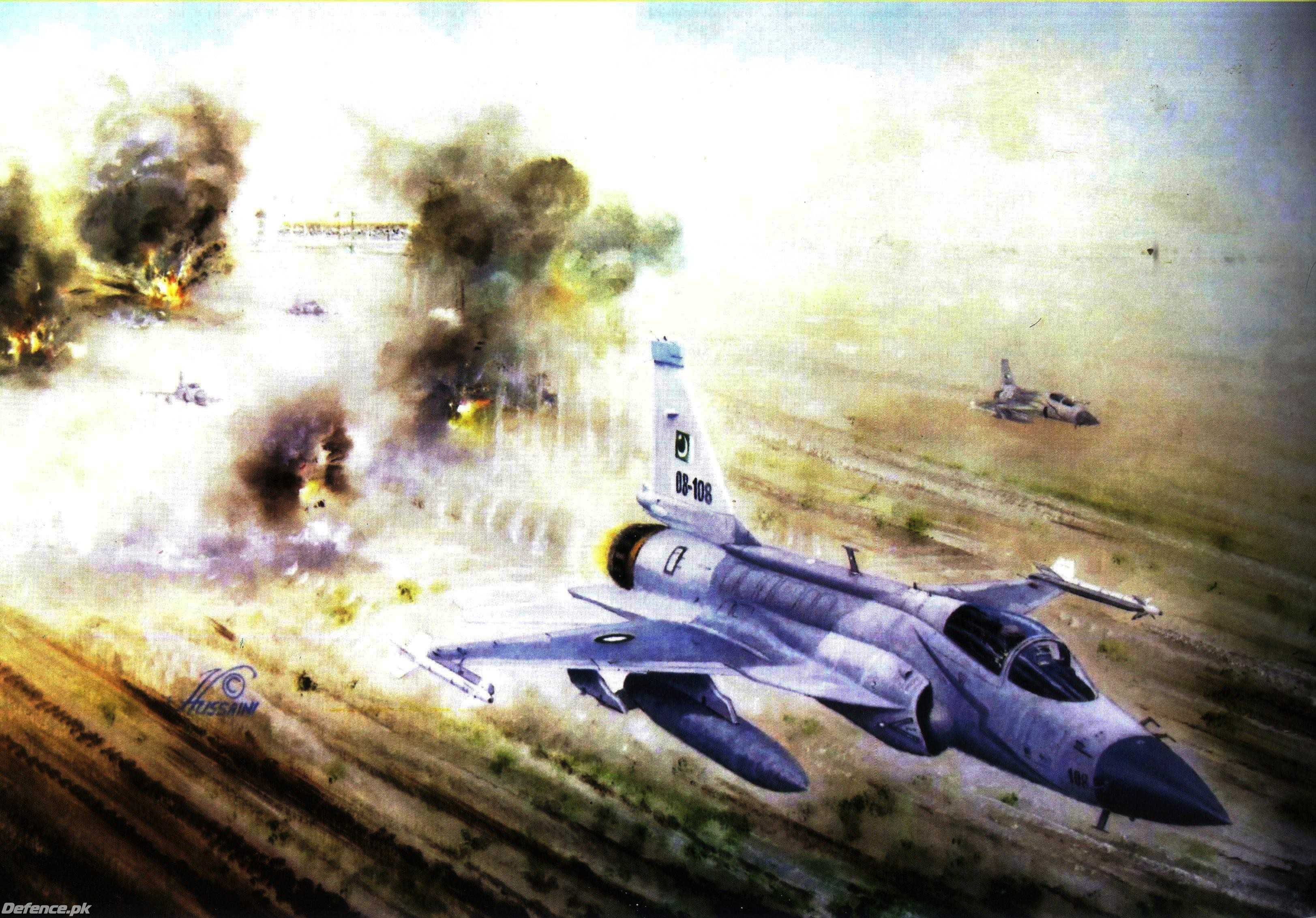 JF-17 Bombing Painting