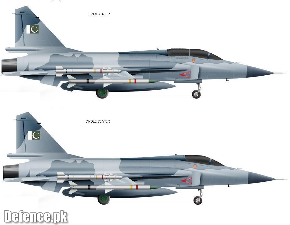 JF-17 SINGLE AND TWIN SEATER