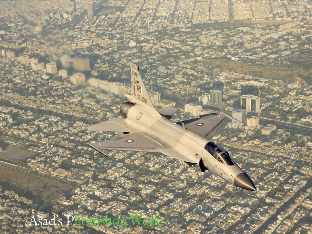 JF17 OVER KARACHI