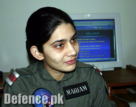 PAF Female Pilot MARIYAM