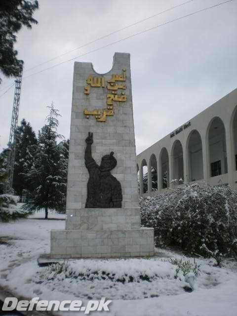 Pakistan Military Academy Kakul in Winter