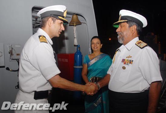 PNS Zulfiquar reception in Sri Lanka