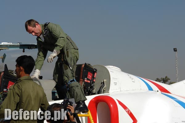 Royal Airforce Chief's visit to PAF Rislapur