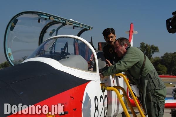 Royal Airforce Chief's visit to PAF Rislapur