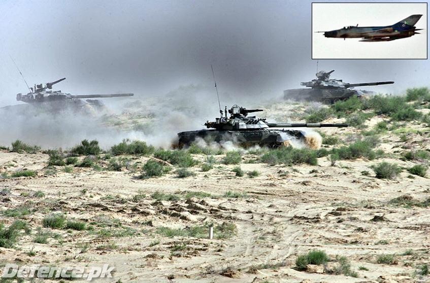 T-80 UD F-7P Zarb-e-Hadeed Exercise