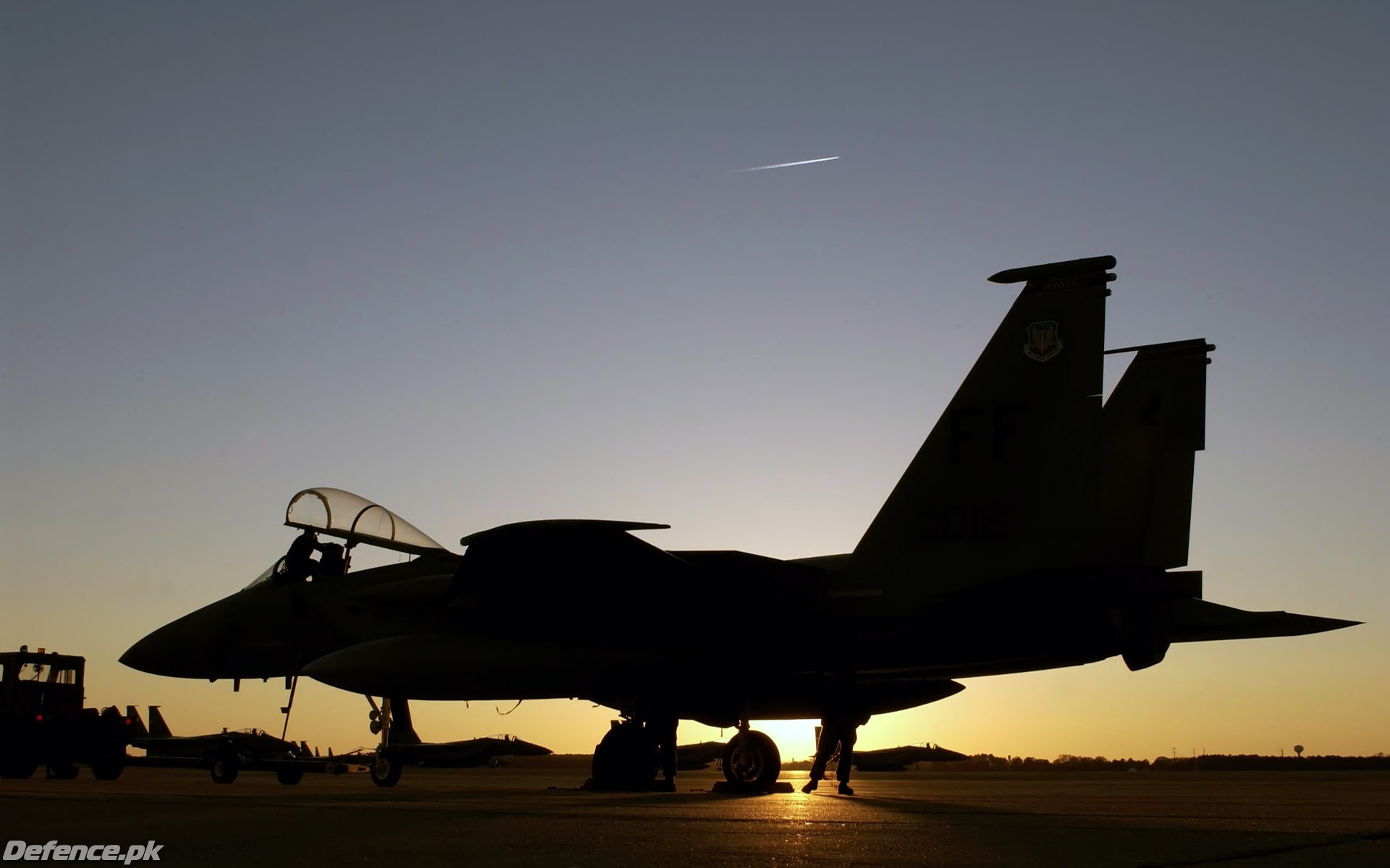 USAF F15 on Runway