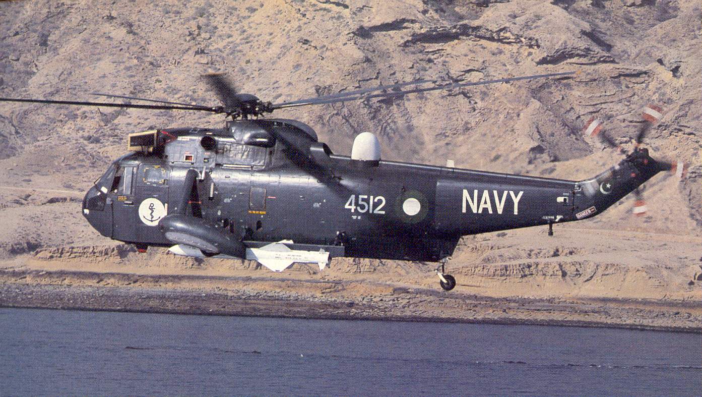 WESTLAND SEAKING MK45 with EXOCET MISSILE