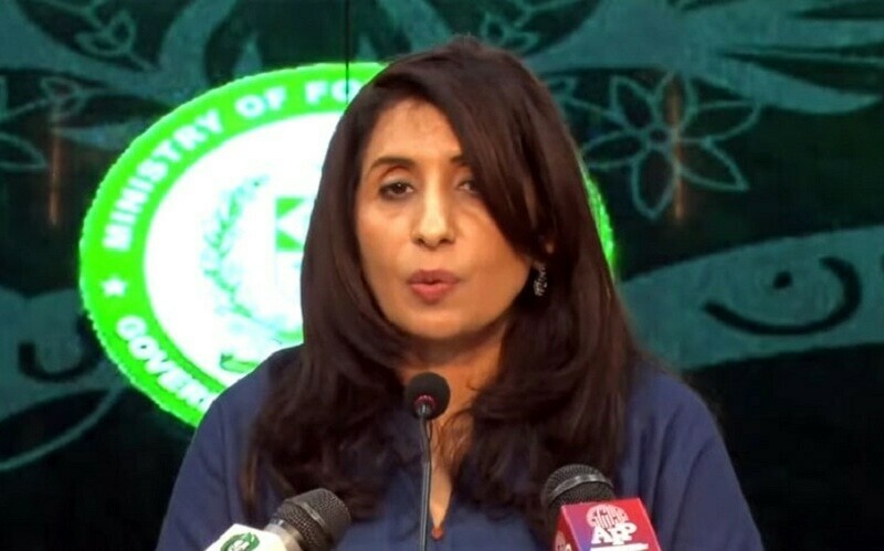 <p>In this file photo, Foreign Office Spokesperson Mumtaz Zahra Baloch addresses a press briefing at the Foreign Office. — Picture courtesy: Radio Pakistan</p>