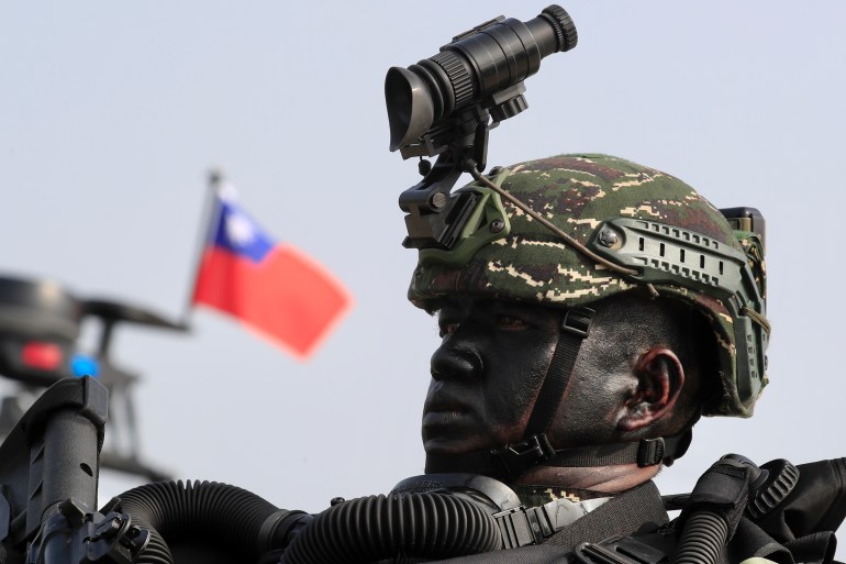 Taiwan special forces during a naval drill in Kaohsiung on January 27, 2021 [File: Ritchie B Tongo/EPA]