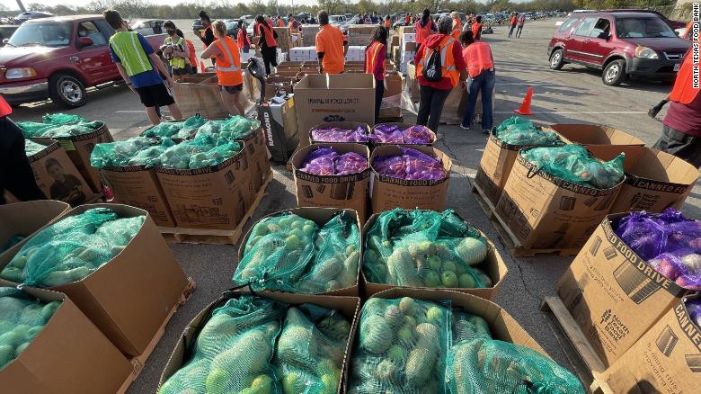 North Texas Food Bank s it distributed more than 600,000 lbs of food at the November 14 event.