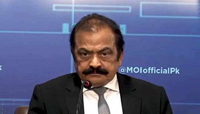 Interior Minister Rana Sanaullah. — Radio Pakistan