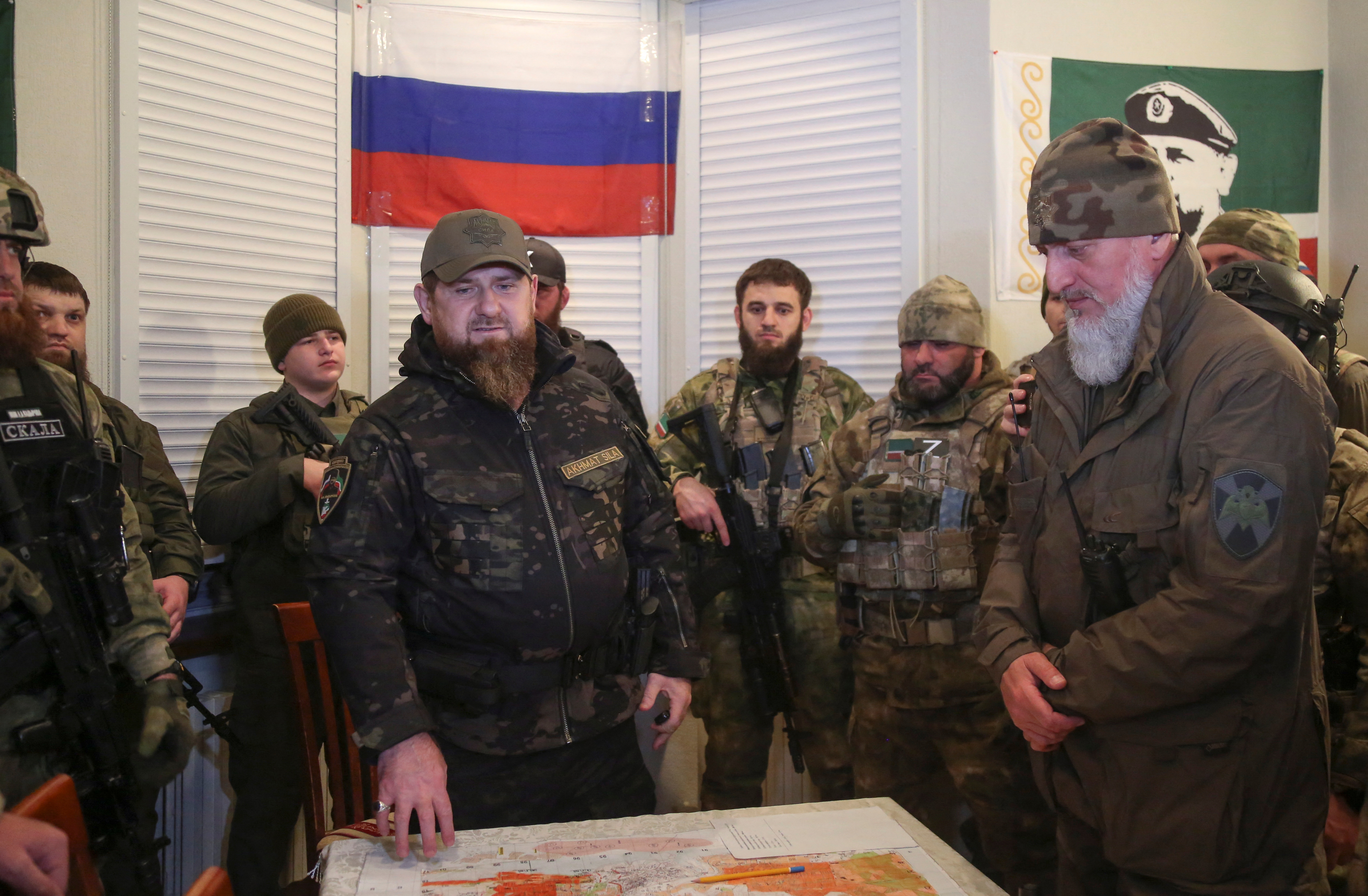 Head of the Chechen Republic Ramzan Kadyrov visits Mariupol