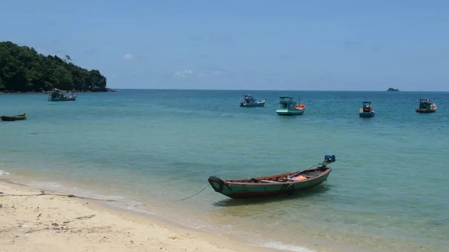 Phu Quoc, which lies around 10 kilometres (six miles) off Cambodia in the Gulf of Thailand, boasts white-sand beaches and crystal clear waters, as well as mountains and thick jungle