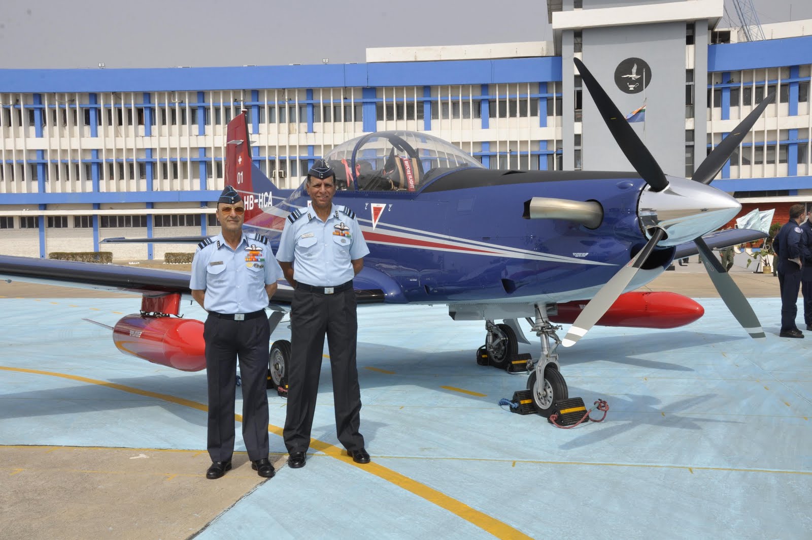 IAF+Receives+First+Lot+Of+Pilatus+PC-7+Trainers.JPG