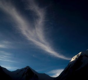 Night scene from Masherbrum