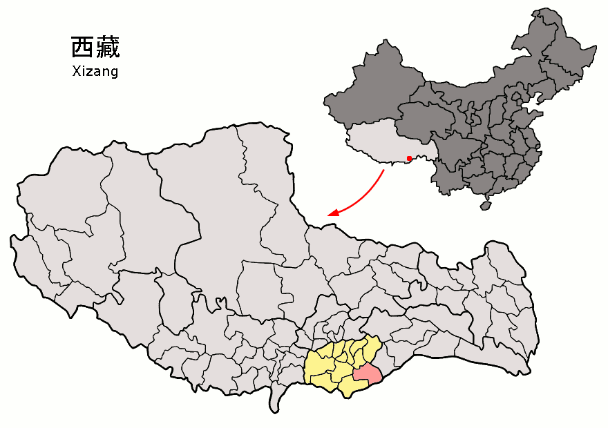 Location_of_Lh%C3%BCnz%C3%AA_within_Xizang_%28China%29.png