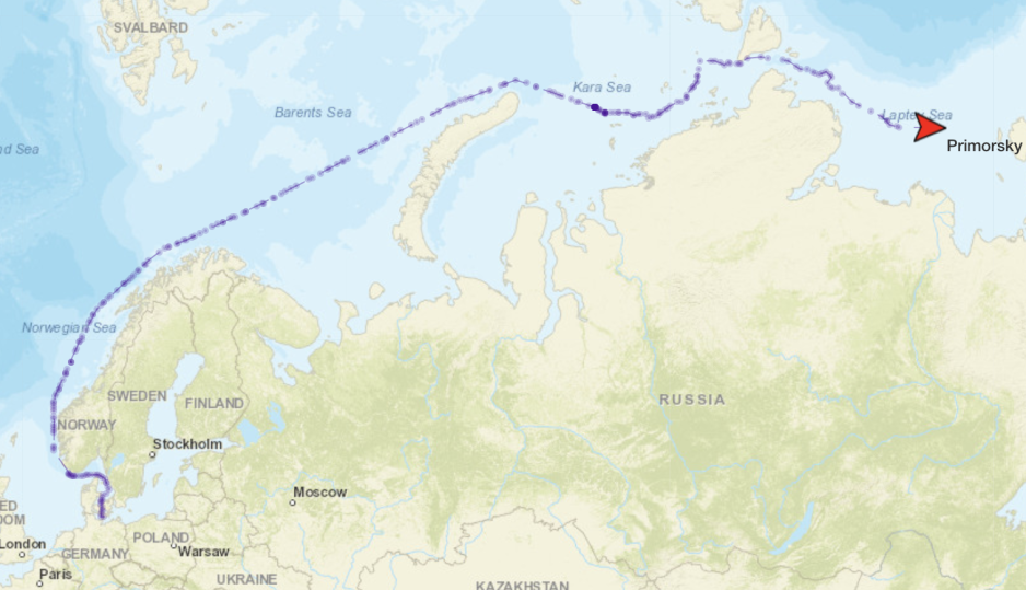 primorsky prospect route