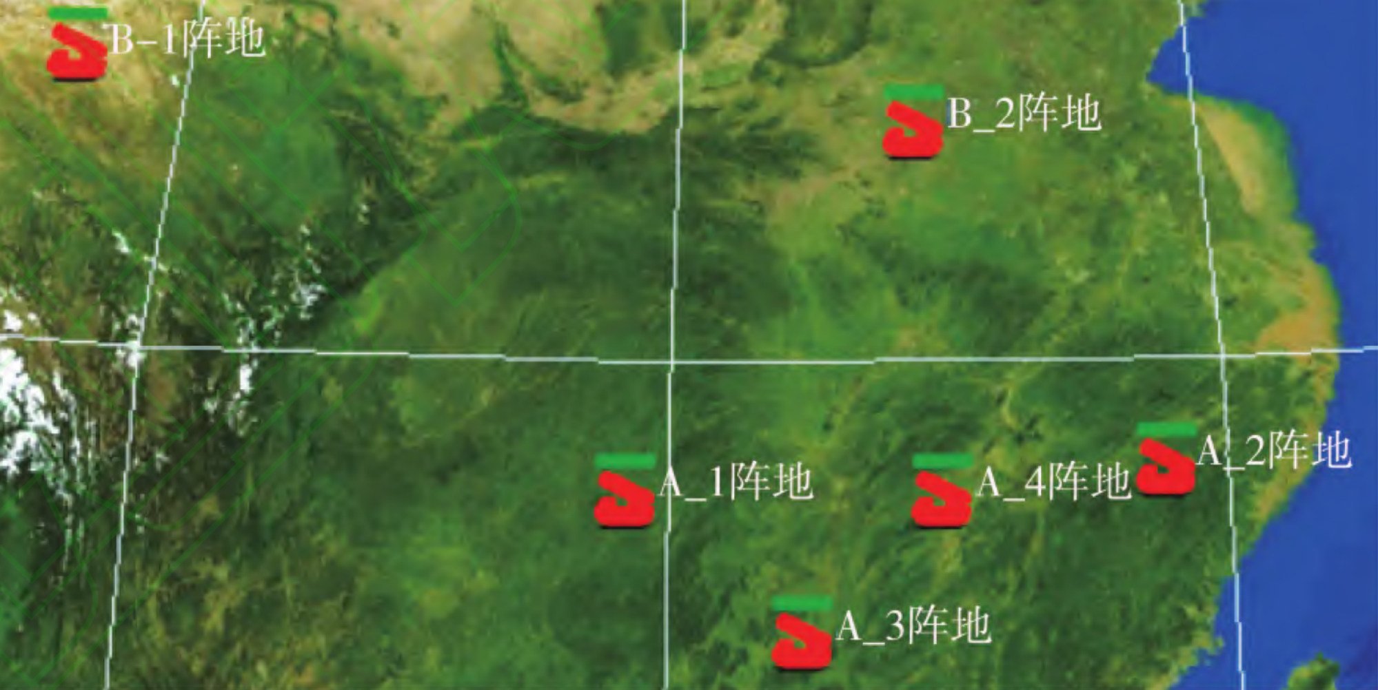 In the simulation, Chinese forces launched 24 hypersonic anti-ship missiles from six sites ranging from southern China to the Gobi desert. Illustration: North University of China