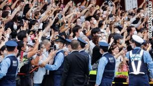 Crowds gather in Tokyo to say final farewell to late former Prime Minister Shinzo Abe