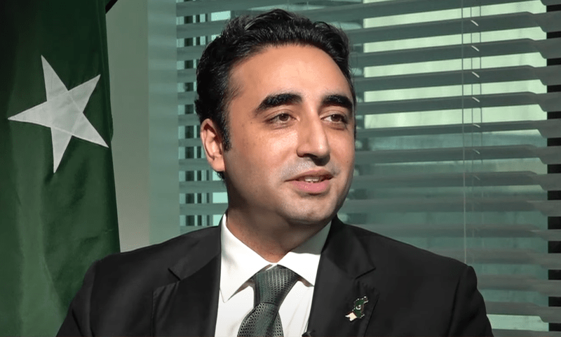 <p>Foreign Minister Bilawal Bhutto Zardari speaks in an interview in New York, US, Wednesday. — France 24 screengrab</p>