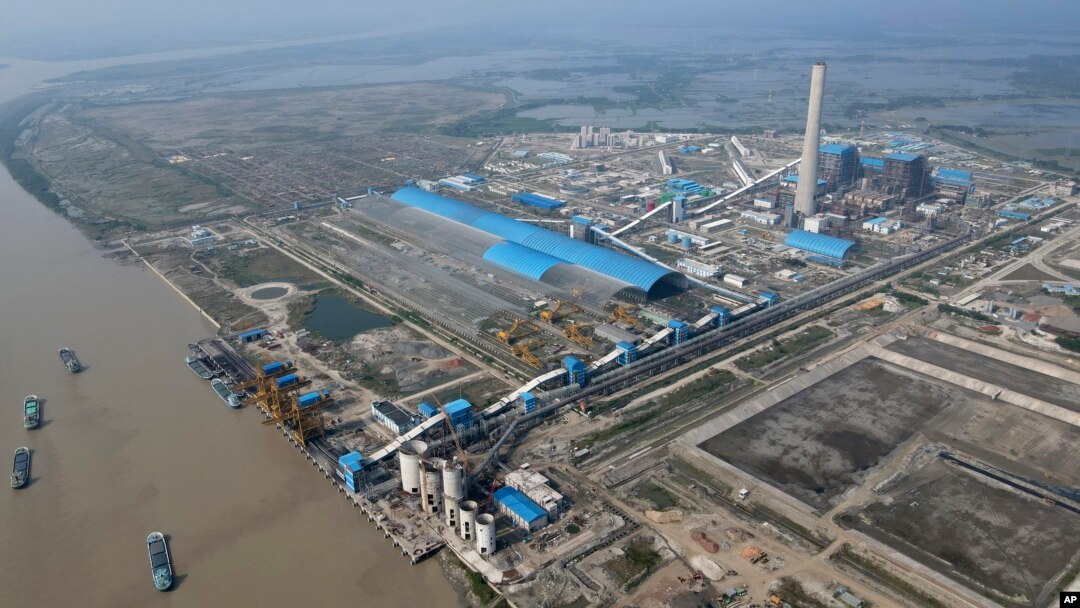 The Maitree Super Thermal Power Project stands near the Sundarbans, the world’s largest mangrove forest, in Rampal, Bangladesh, Wednesday, Oct. 19, 2022. (AP/Al-emrun Garjon)