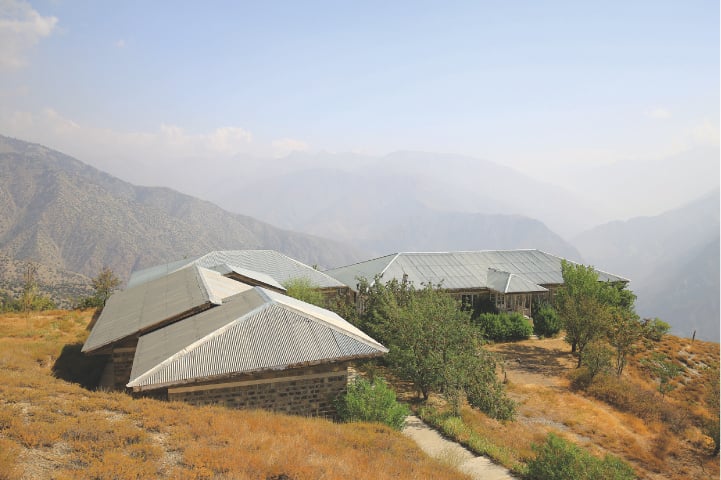 Above and right: Views of the tourists’ chalets of the PTDC motel in Birmogh Lasht | Photos by the writer