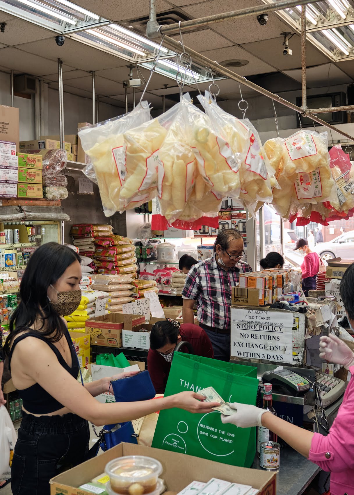 At Tan Tin Hung Supermarket.