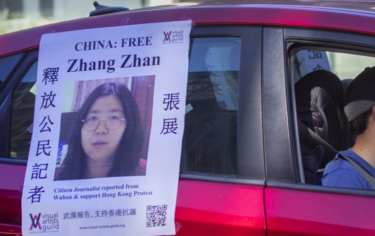 Zhang Zhan, 37, is the first such person known to have been tried for reporting firsthand accounts from crowded hospitals and empty streets in Wuhan