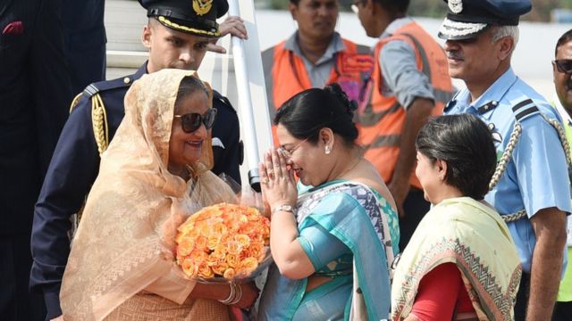 Sheikh Hasina and Debashree Chowdhury