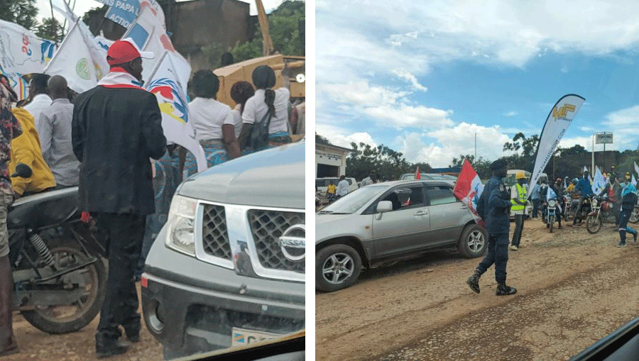 Ida's photos of a protest in the Democratic Republic of the Congo, Dec. 18, 2022. Courtesy of Ida