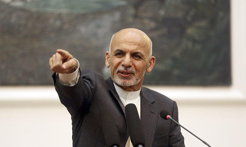 This file photo shows former Afghan president Ashraf Ghani. — AP/File