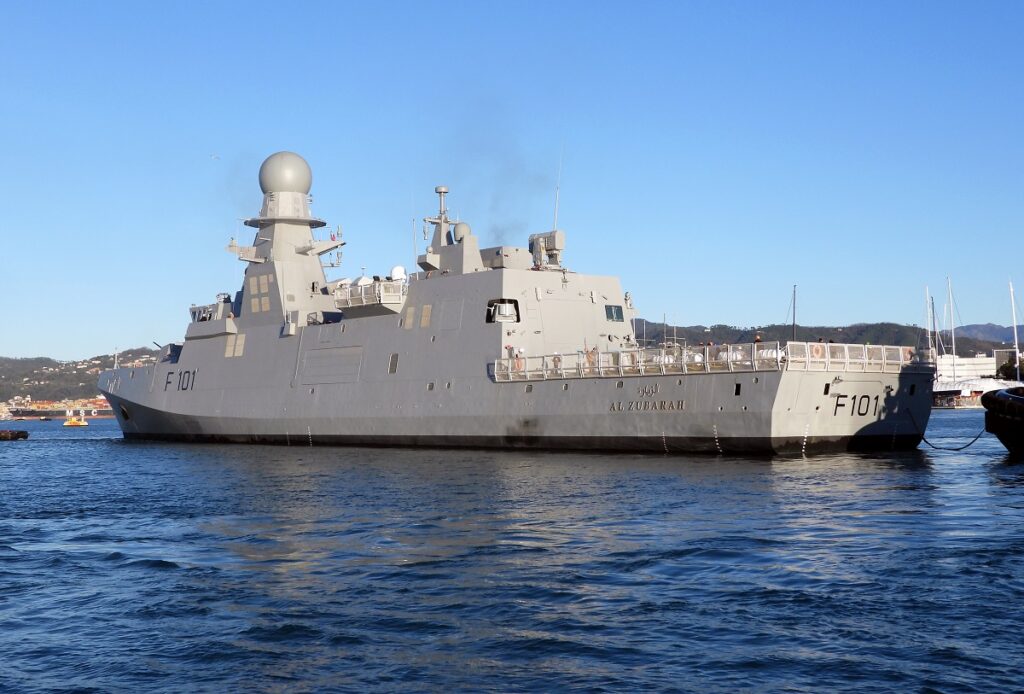 Qatar's New Air Defense Corvette Starts Sea Trials