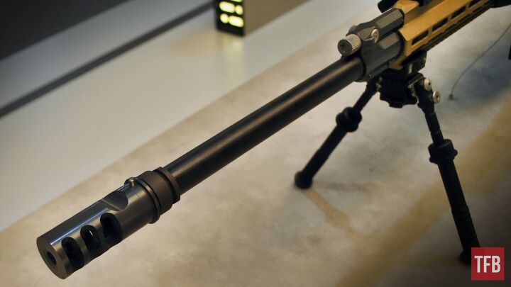  Caracal CSA338 AR-style .338 Lapua Magnum semiauto precision rifle. 