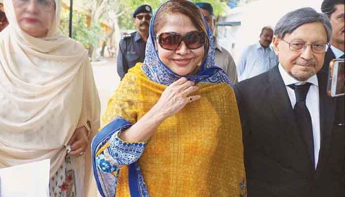 A file photo of PPP leader Faryal Talpur — AFP