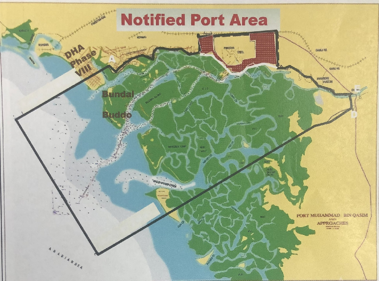 Ali Zaidi claims islands near Karachi's coast fall in the jurisdiction of Port Qasim Authority. PHOTO: TWITTER/@AliHZaidiPTI