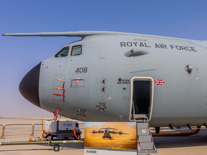 UK Royal Air Force Airbus A400 — Dubai Airshow 2021