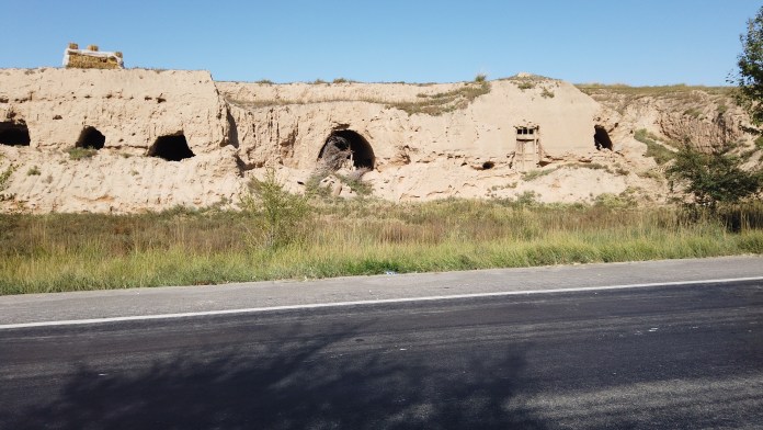 Old cave homes were occupied in 2014 abandoned in 2019