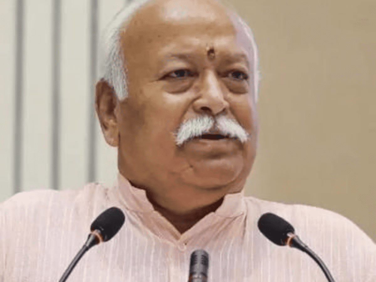 Rashtriya Swayamsevak Sangh chief Mohan Bhagwat