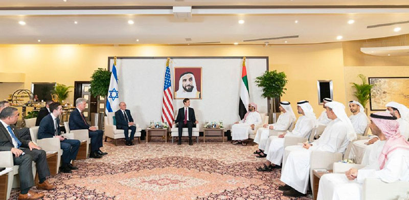 Israel, UAE and US delegates meet in UAE / Photo: Reuters